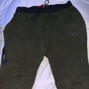 Green/Black Nike Joggers